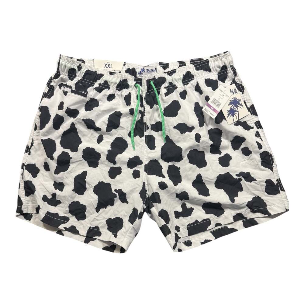 Trunks Surf & Swim Co. Cow Hide Printed Swim Shorts XXL